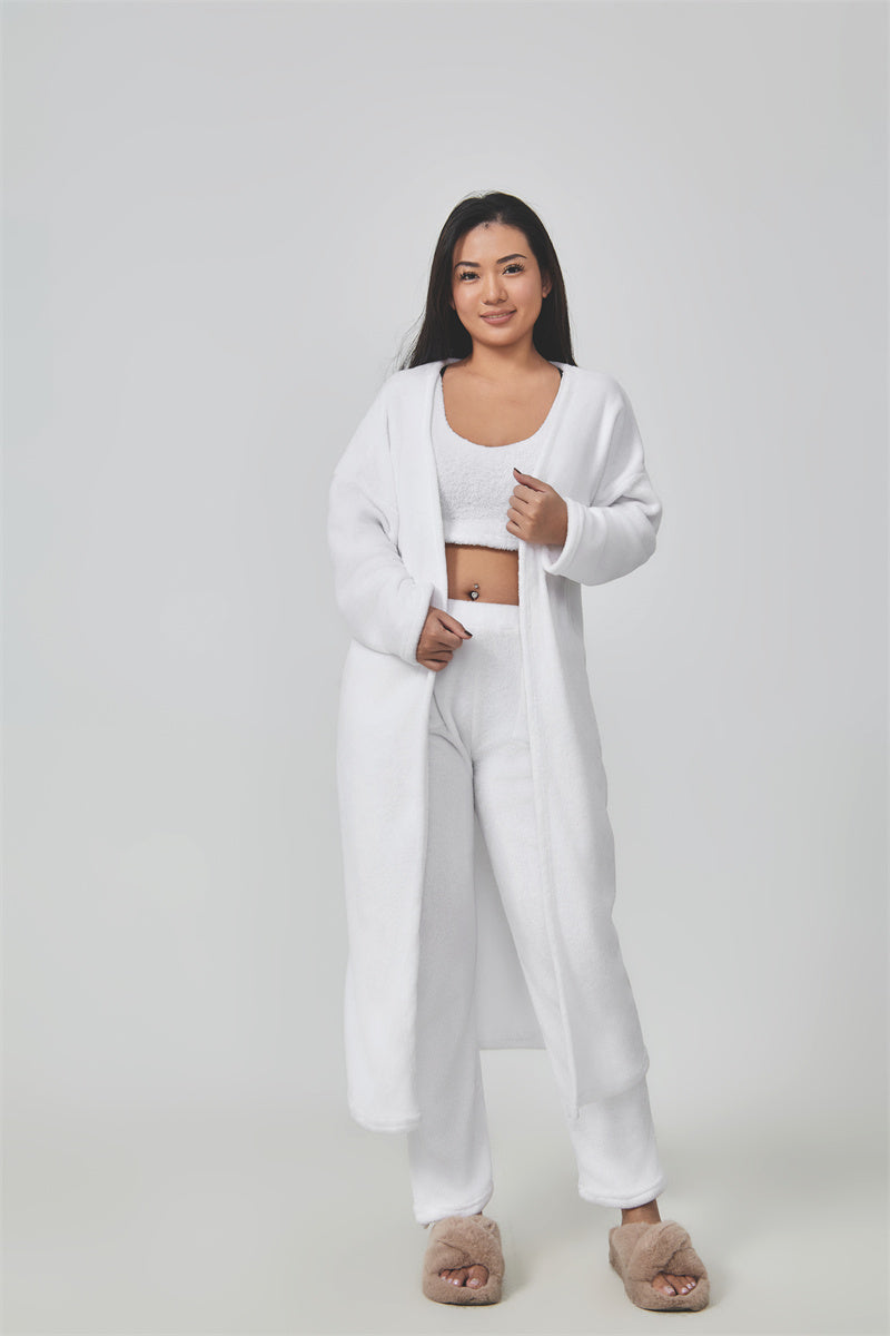 3-Piece Cozy Lounge Set – Winter Pajamas for Women