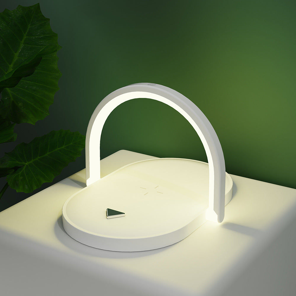 3-in-1 Wireless Charging Lamp – Foldable LED Night Light Station