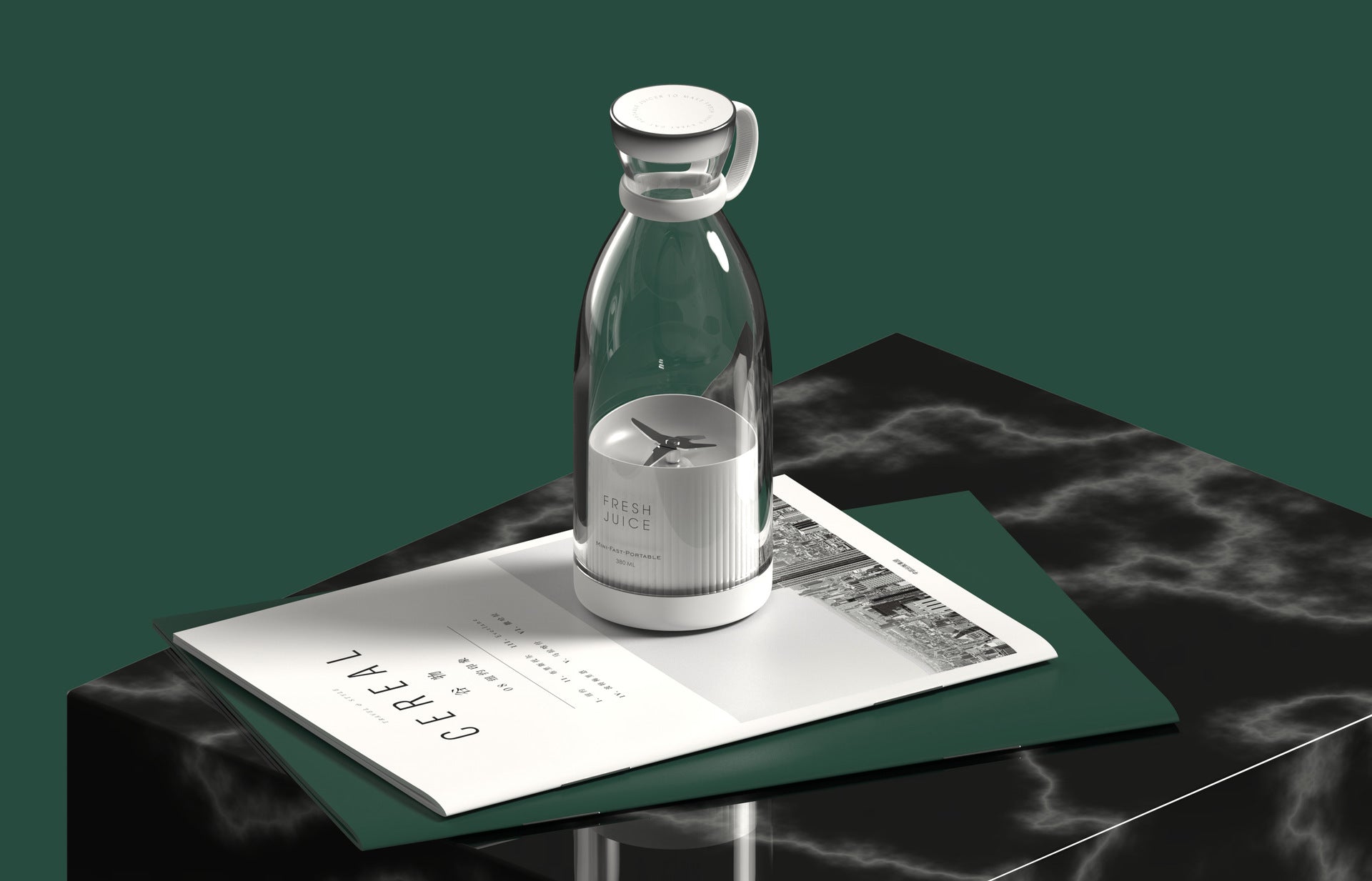 Portable USB Blender – 350ml Rechargeable Smoothie & Juice Maker Cup