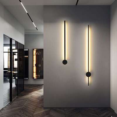 Creative LED Wall Light – Remote Control, Multi-Tone Strip Lamp for Modern Interiors