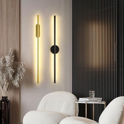 Creative LED Wall Light – Remote Control, Multi-Tone Strip Lamp for Modern Interiors