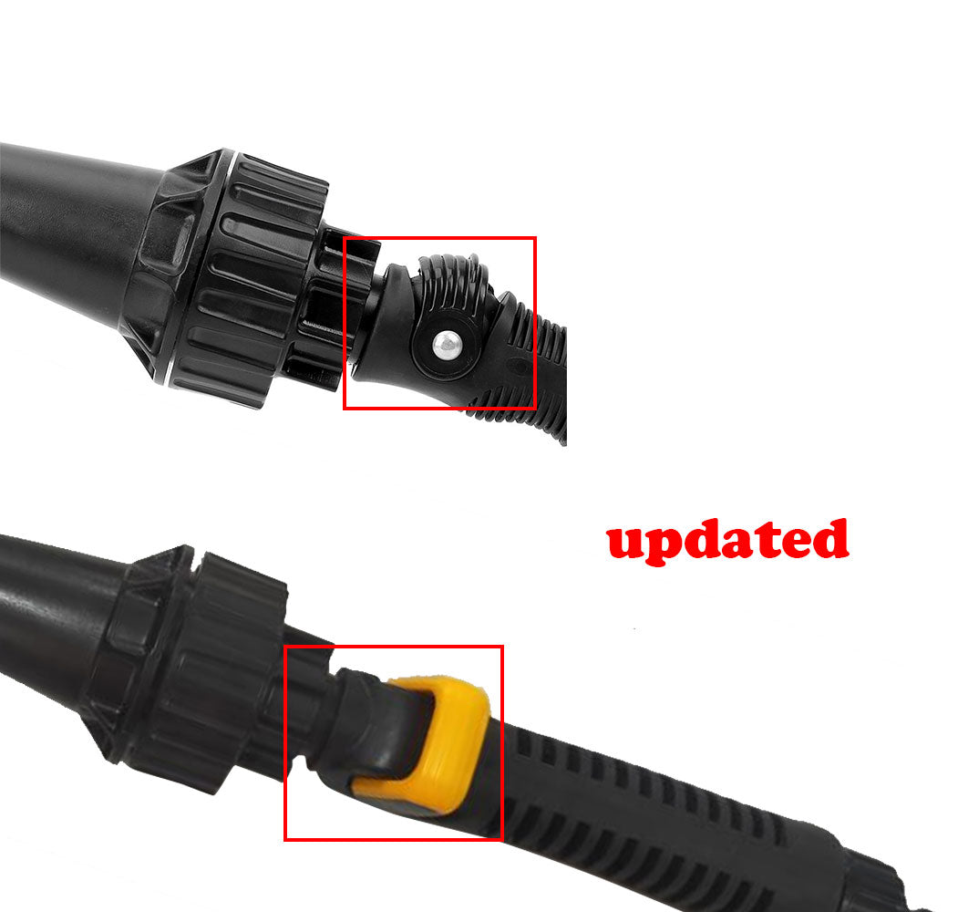 Rotary Water-Powered Cleaning Brush – No Battery, Hose-Connect, 2pc Set