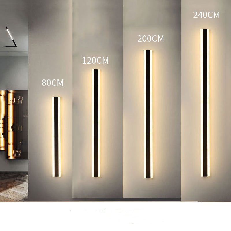 Minimalist LED Wall Lamp – 30cm Acrylic Strip Light for Bedroom & Hallway
