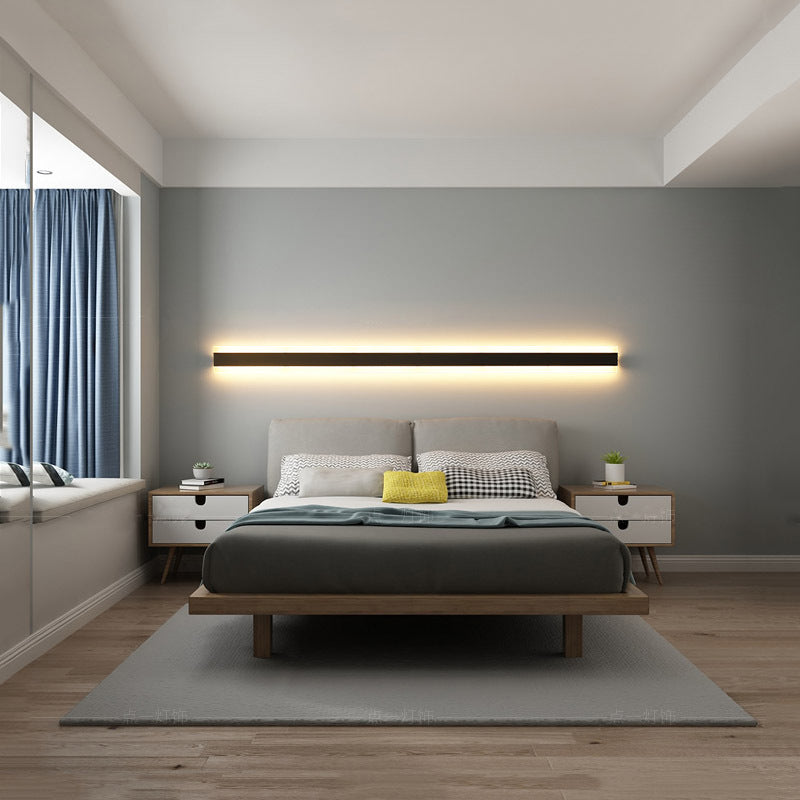 Minimalist LED Wall Lamp – 30cm Acrylic Strip Light for Bedroom & Hallway