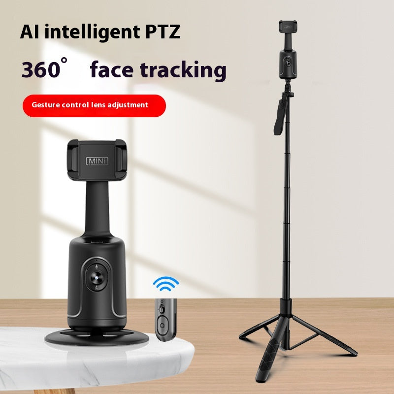 AI Smart 360° Auto-Tracking Phone Holder – Vlog & Live Stabilizer