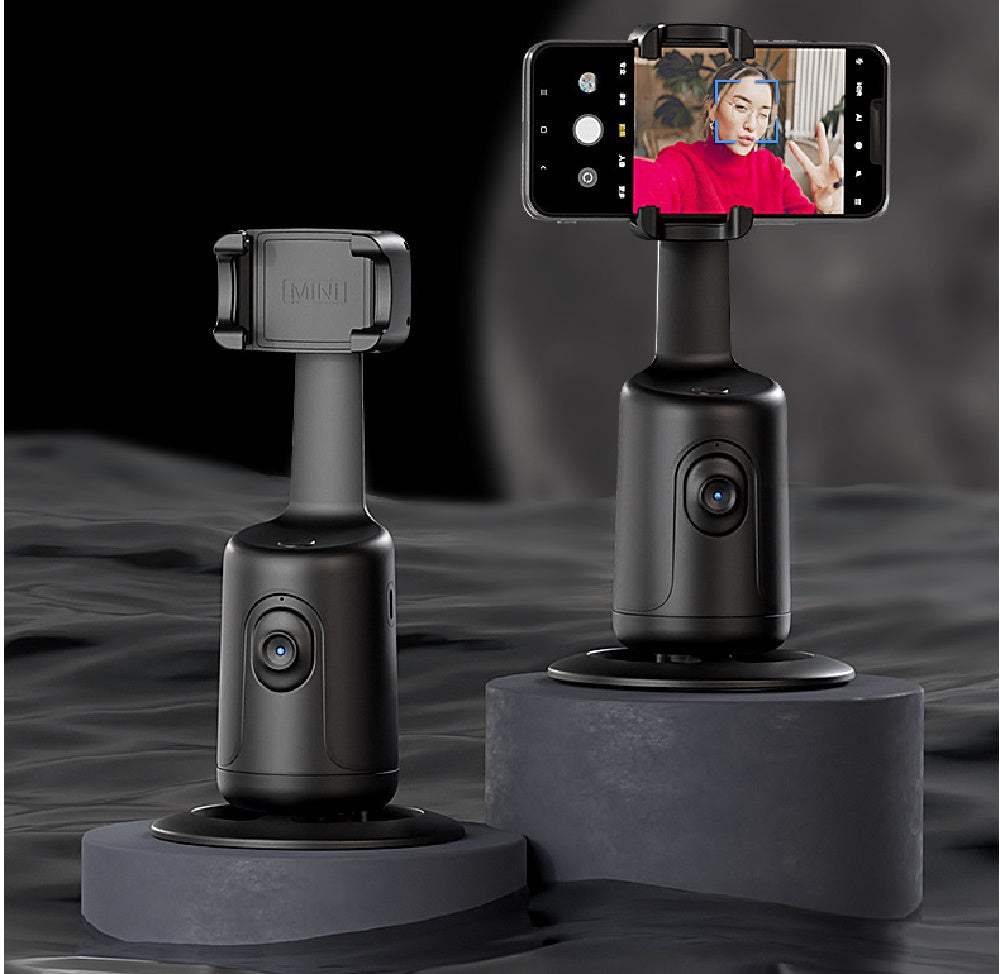 AI Smart 360° Auto-Tracking Phone Holder – Vlog & Live Stabilizer