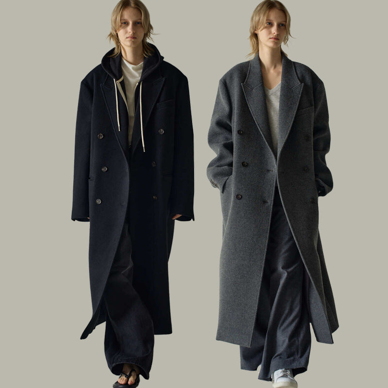 Loose & Lazy Style Thick Wool Coat – Cozy & Stylish for Everyday Wear