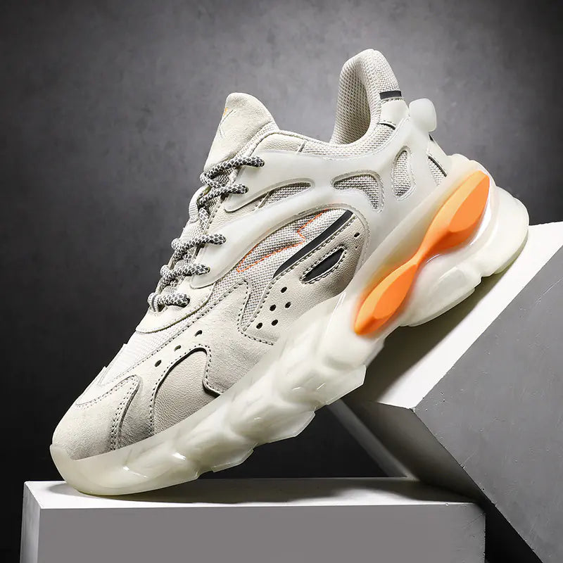 2020 Men's Breathable Color Block Casual Sneakers