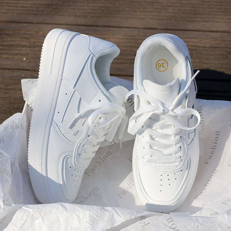 Autumn White Sneakers – All-Match Comfort for Women