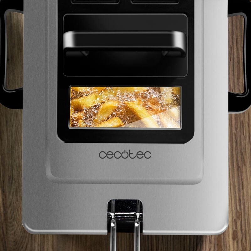 SOKANY 3L Electric Fryer – Non-Stick Teflon, Adjustable Temp, Home Deep Fryer