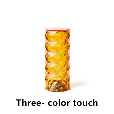 Nordic Crystal Touch Lamp – USB RGB Diamond Light for Bedroom & Decor