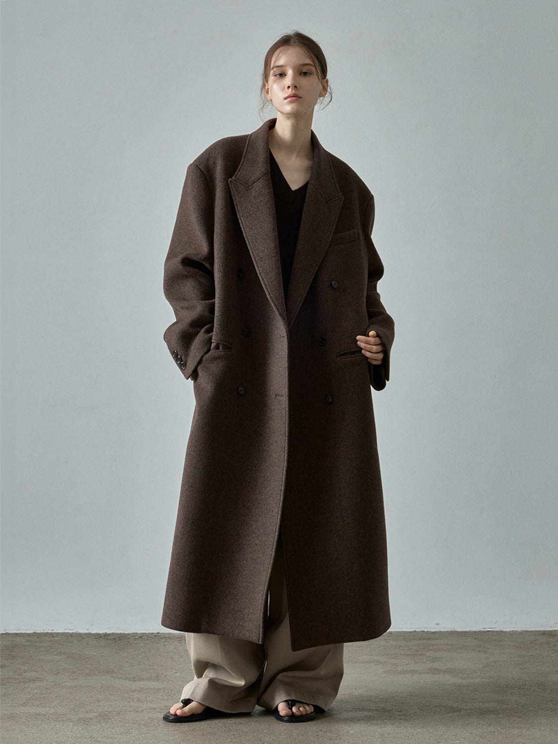 Loose & Lazy Style Thick Wool Coat – Cozy & Stylish for Everyday Wear