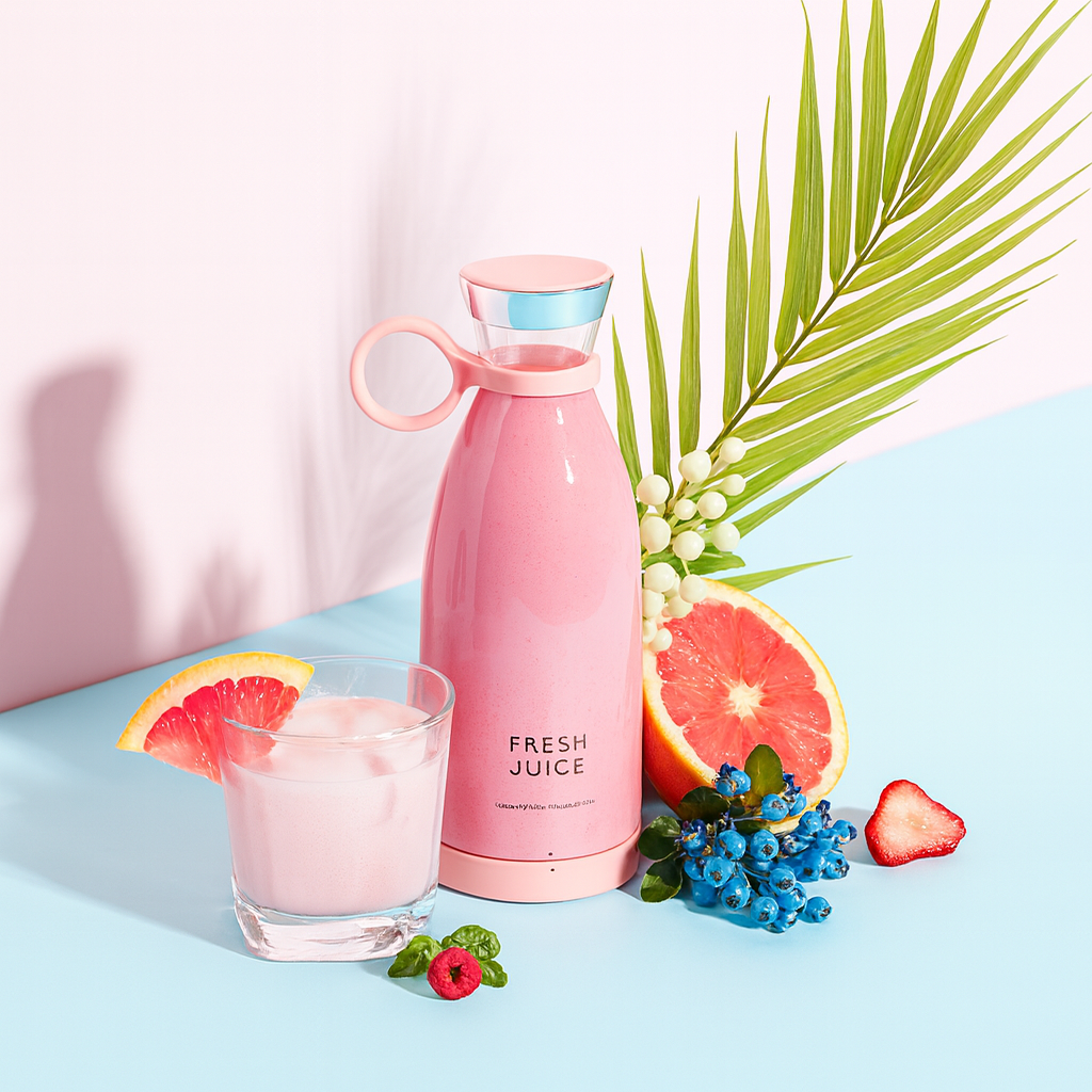 Portable USB Blender – 350ml Rechargeable Smoothie & Juice Maker Cup