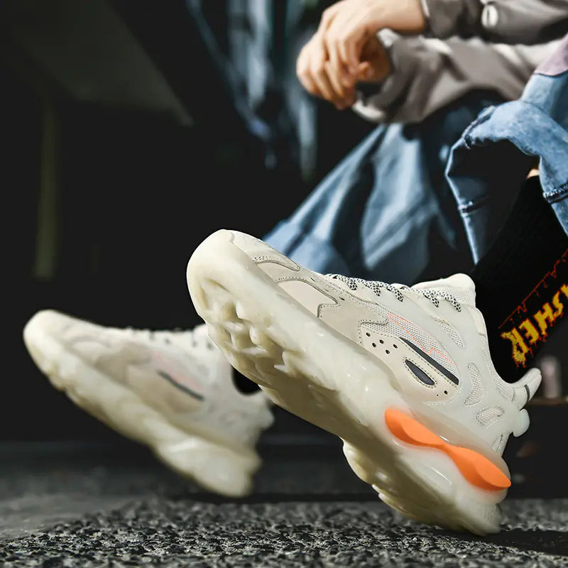 2020 Men's Breathable Color Block Casual Sneakers