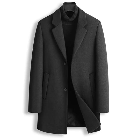 Gentleman's Refined Woolen Blazer